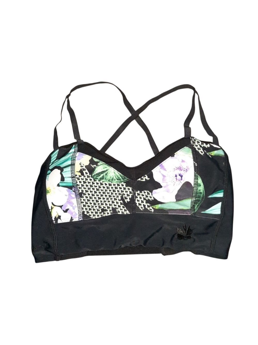 Hapari Floral Bralette Bikini Top Small
